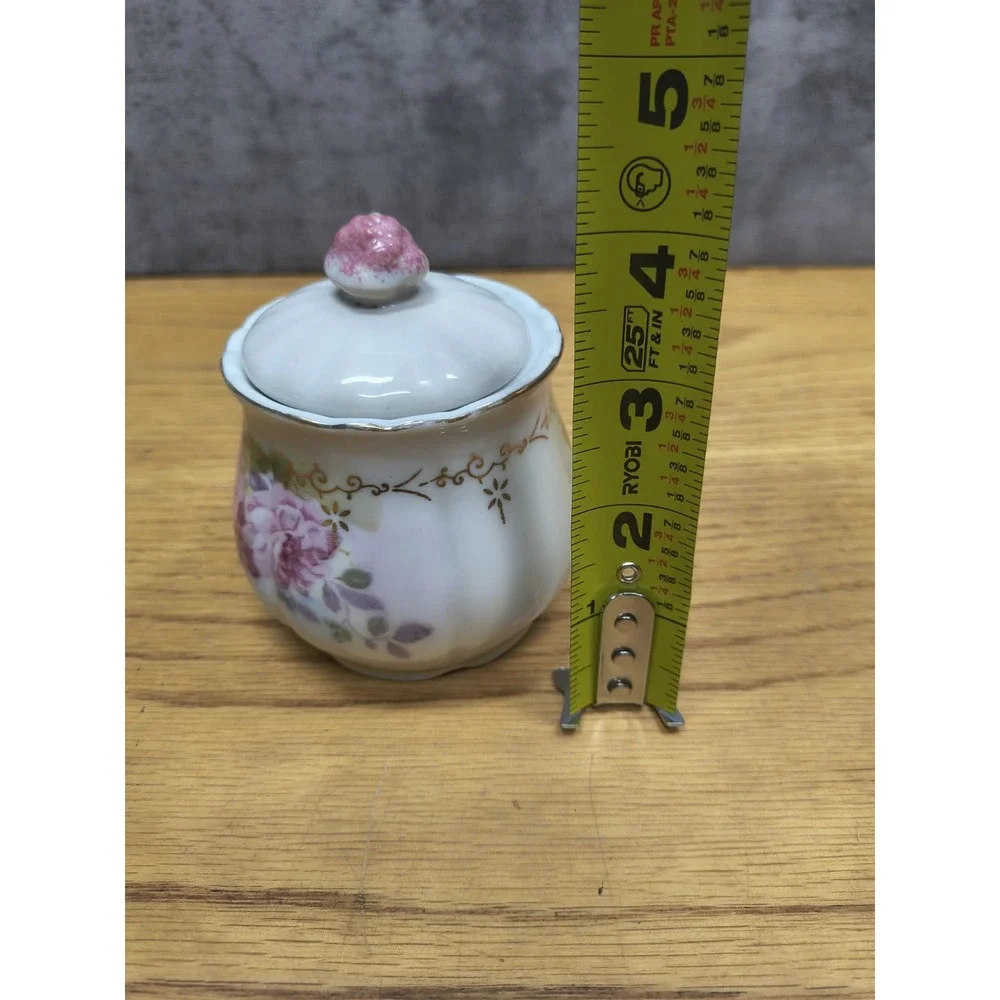 Royal Crown Chantilly Sugar‎ Bowl With Lid VTG 1937 Japan